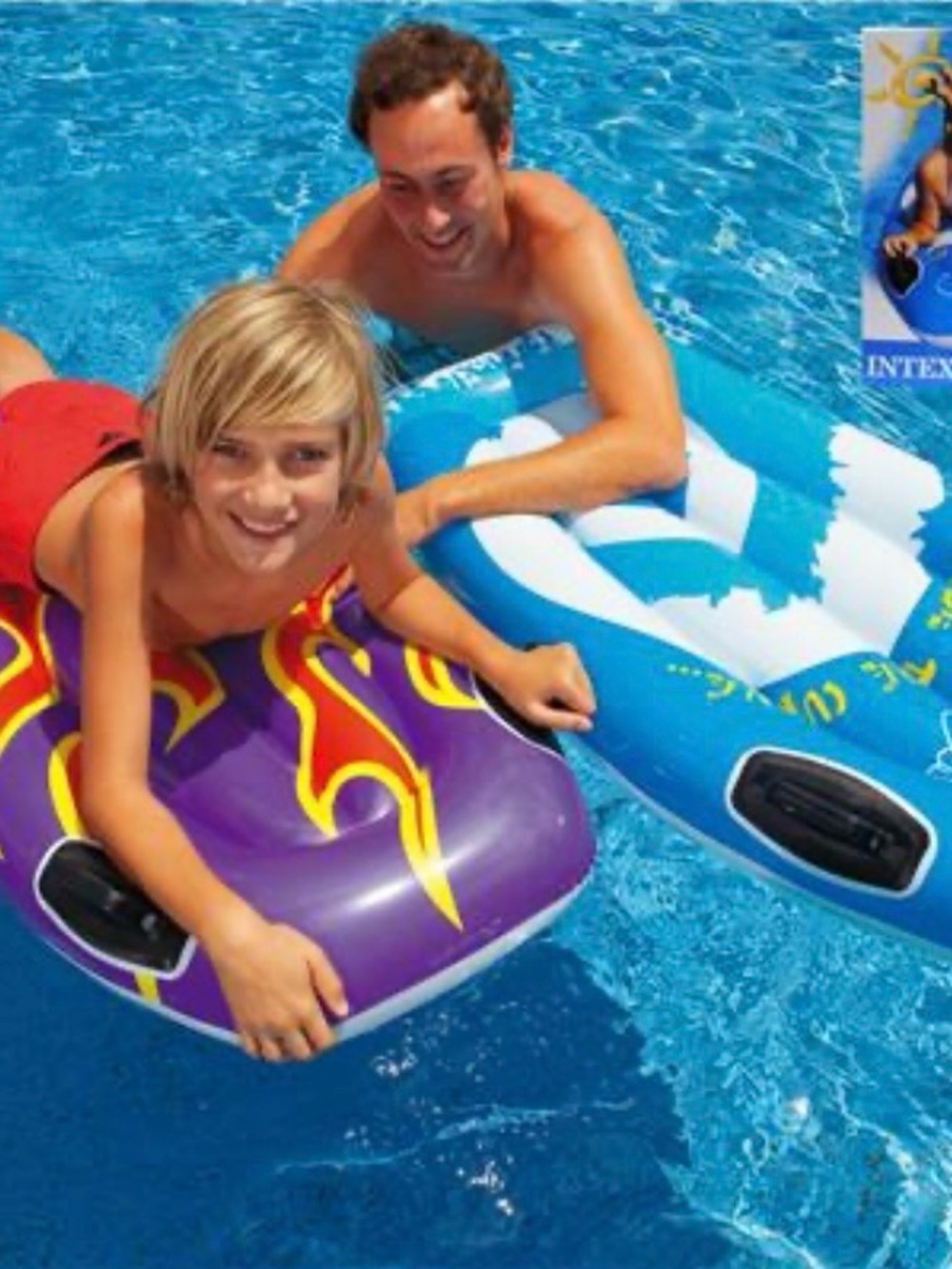 THREE (3) Intex Rider Joy Rider with Handles - Picture 10 of 11